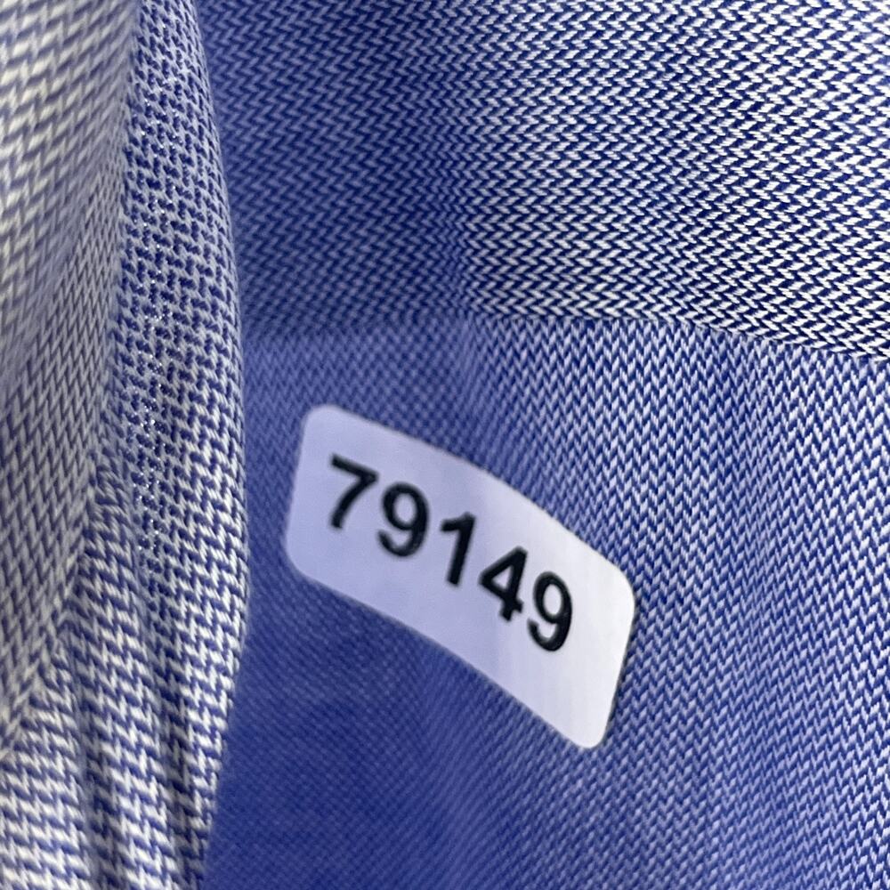 RALPH LAUREN Shirt Mens 15.5 33 Yarmouth Dress Button Down Cotton Blue - Picture 14 of 14